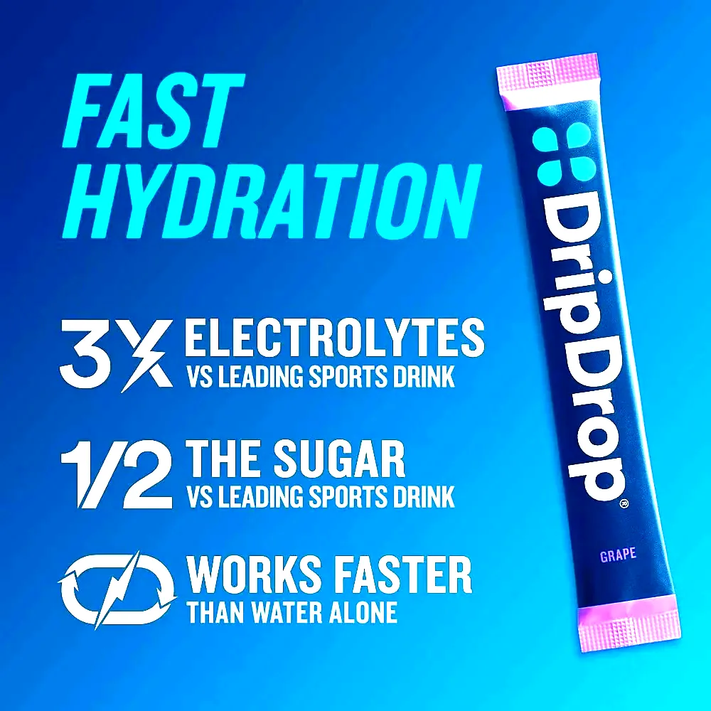 DripDrop 드립드롭 수분 충전 음료믹스 32개입 글루텐 프리 비건 이미지 2