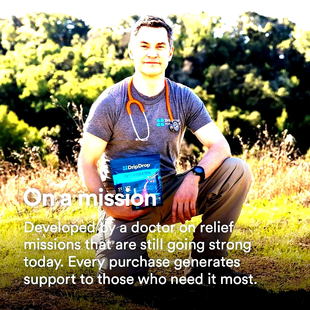 DripDrop 드립드롭 수분 충전 음료믹스 32개입 글루텐 프리 비건 이미지 3