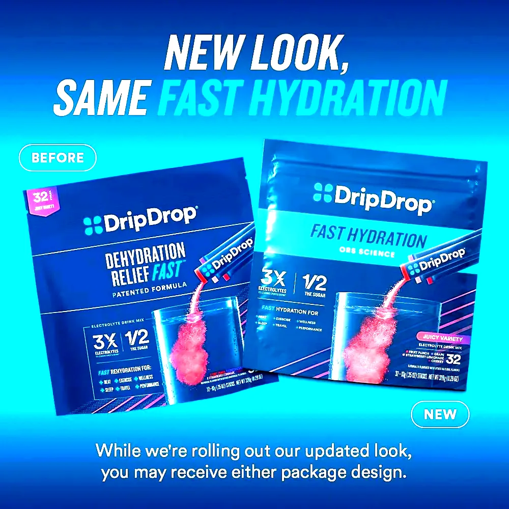 DripDrop 드립드롭 수분 충전 음료믹스 32개입 글루텐 프리 비건 이미지 5