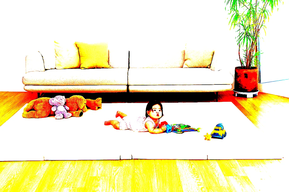 도담도담 아리 논슬립 빅 폴더매트 층간소음 아기 유아 거실 놀이방 매트 140x210 이미지 6