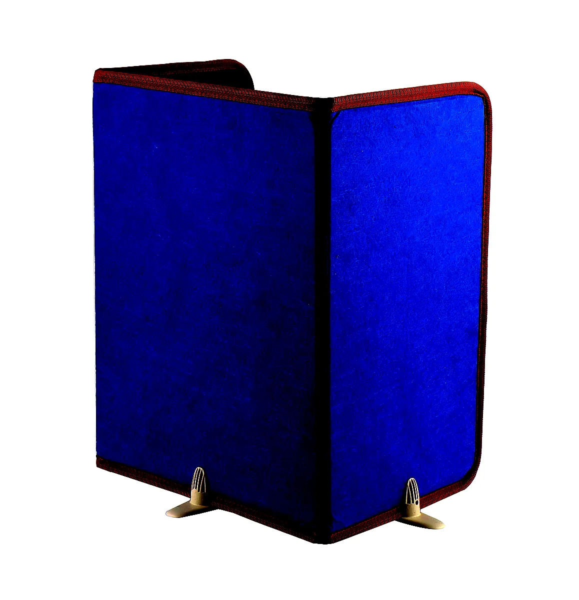 리웨이 히팅패드 파티션히터 전기발난로 접이식 발히터 책상 네이비 이미지 2