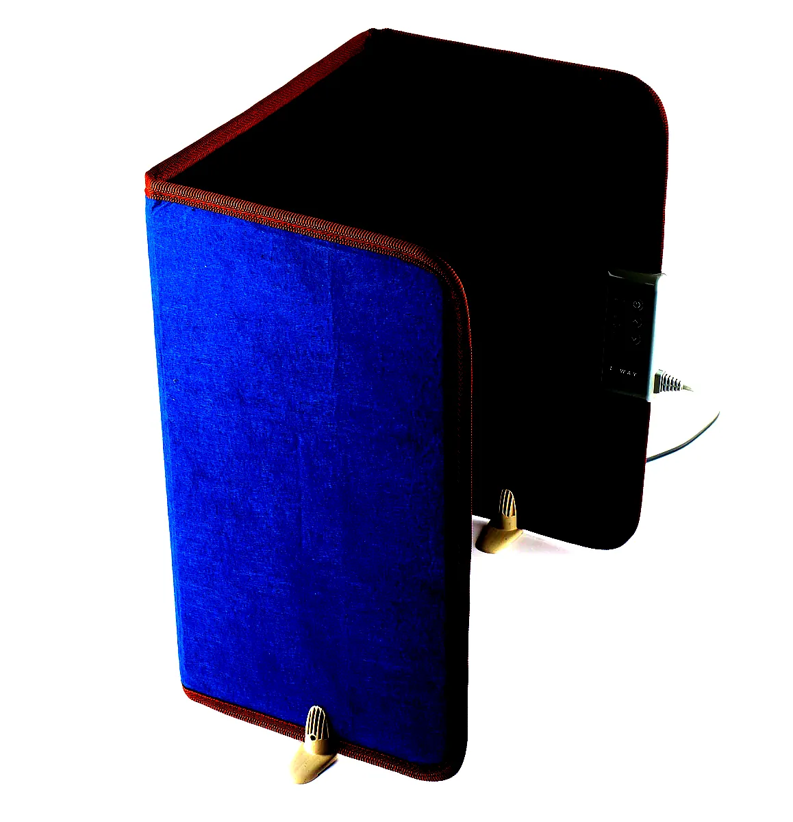 리웨이 히팅패드 파티션히터 전기발난로 접이식 발히터 책상 네이비 이미지 4