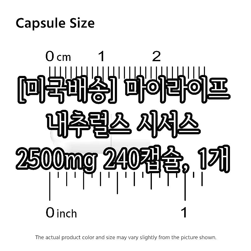 [미국배송] 마이라이프 내추럴스 시서스 2500mg 240캡슐, 1개 이미지 5