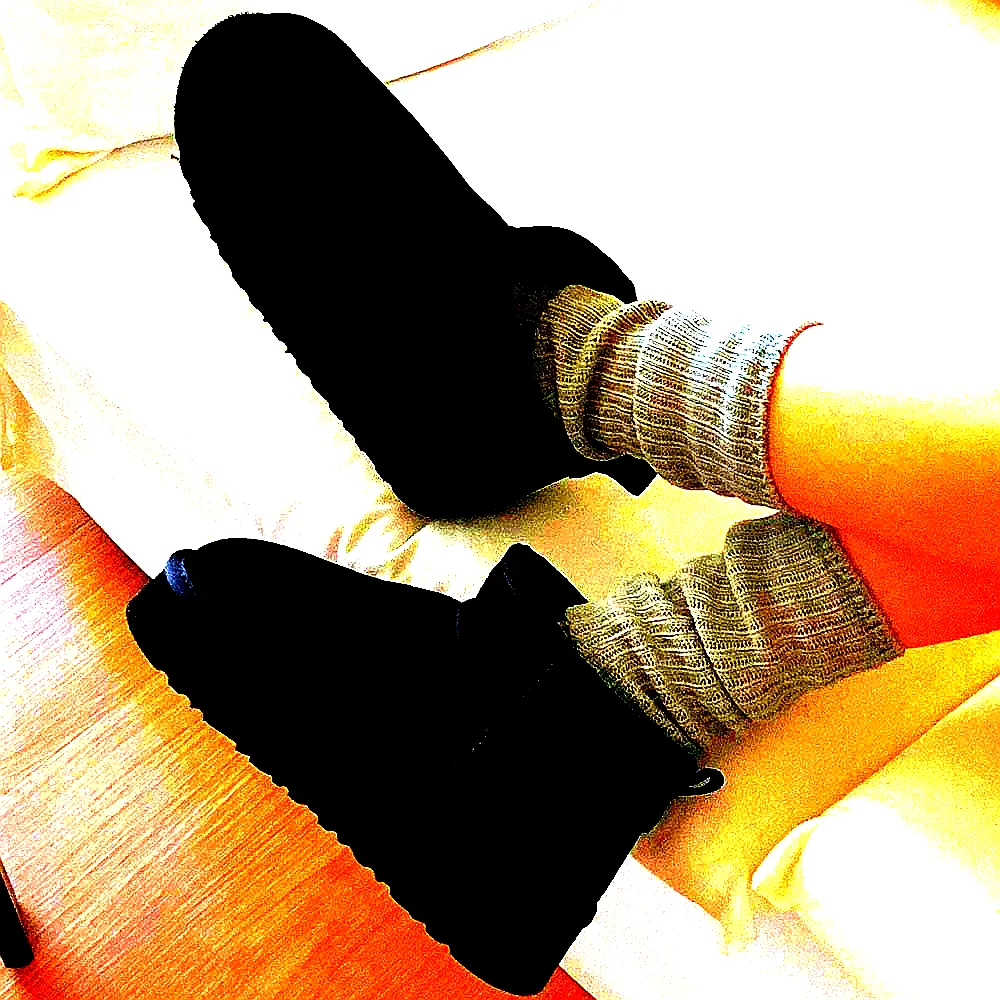 소가죽 양털 퍼부츠 울트라미니 겨울 방한 통굽 플랫폼 여성털부츠 이미지 7