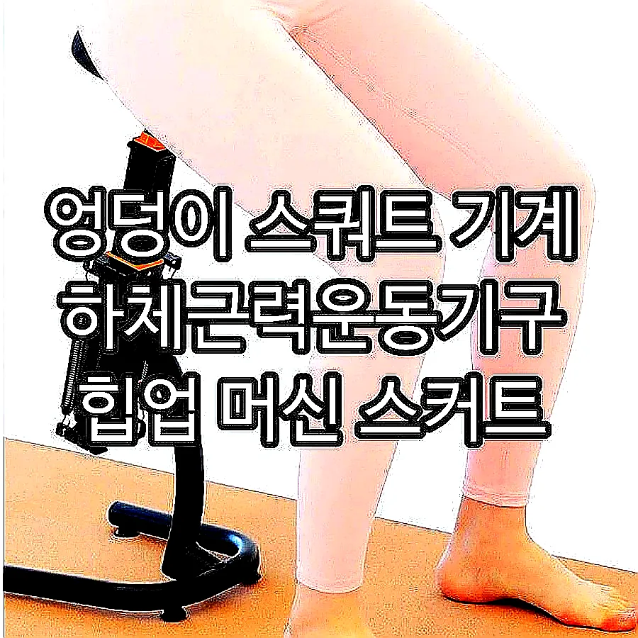 엉덩이 스쿼트 기계 하체근력운동기구 힙업 머신 스커트 이미지 1