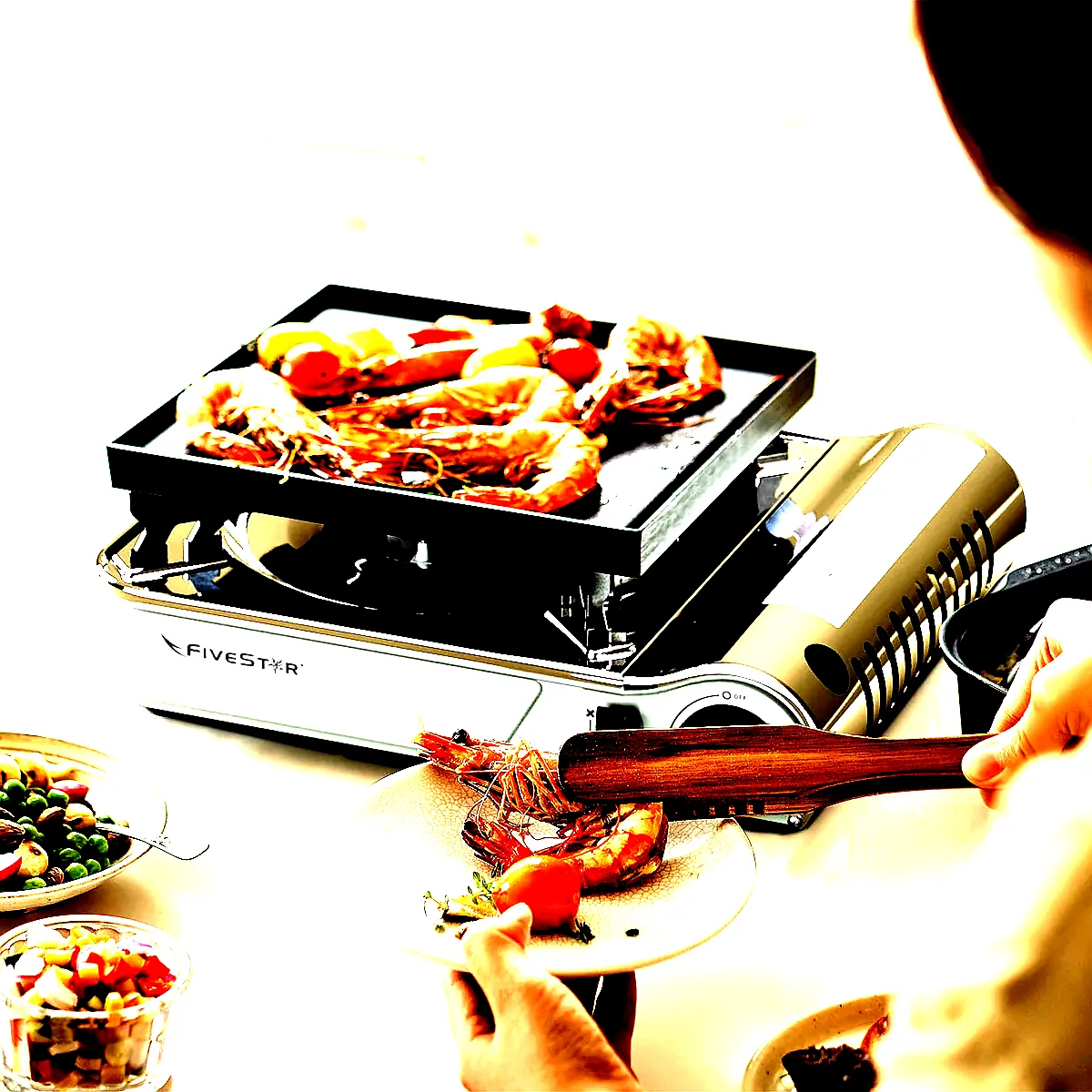 파이브스타 고화력 휴대용 가스 렌지 버너 MIT-3800DFSB 이미지 5