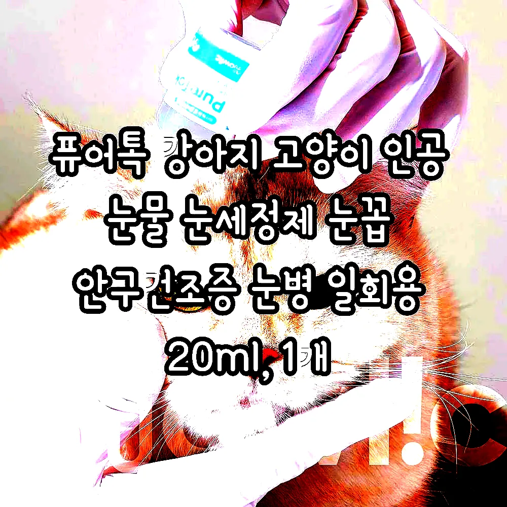 퓨어톡 강아지 고양이 인공 눈물 눈세정제 눈꼽 안구건조증 눈병 일회용 20ml, 1개 이미지 3 퓨어톡 강아지 고양이 인공 눈물 눈세정제 눈꼽 안구건조증 눈병 일회용 20ml, 1개 이미지 3