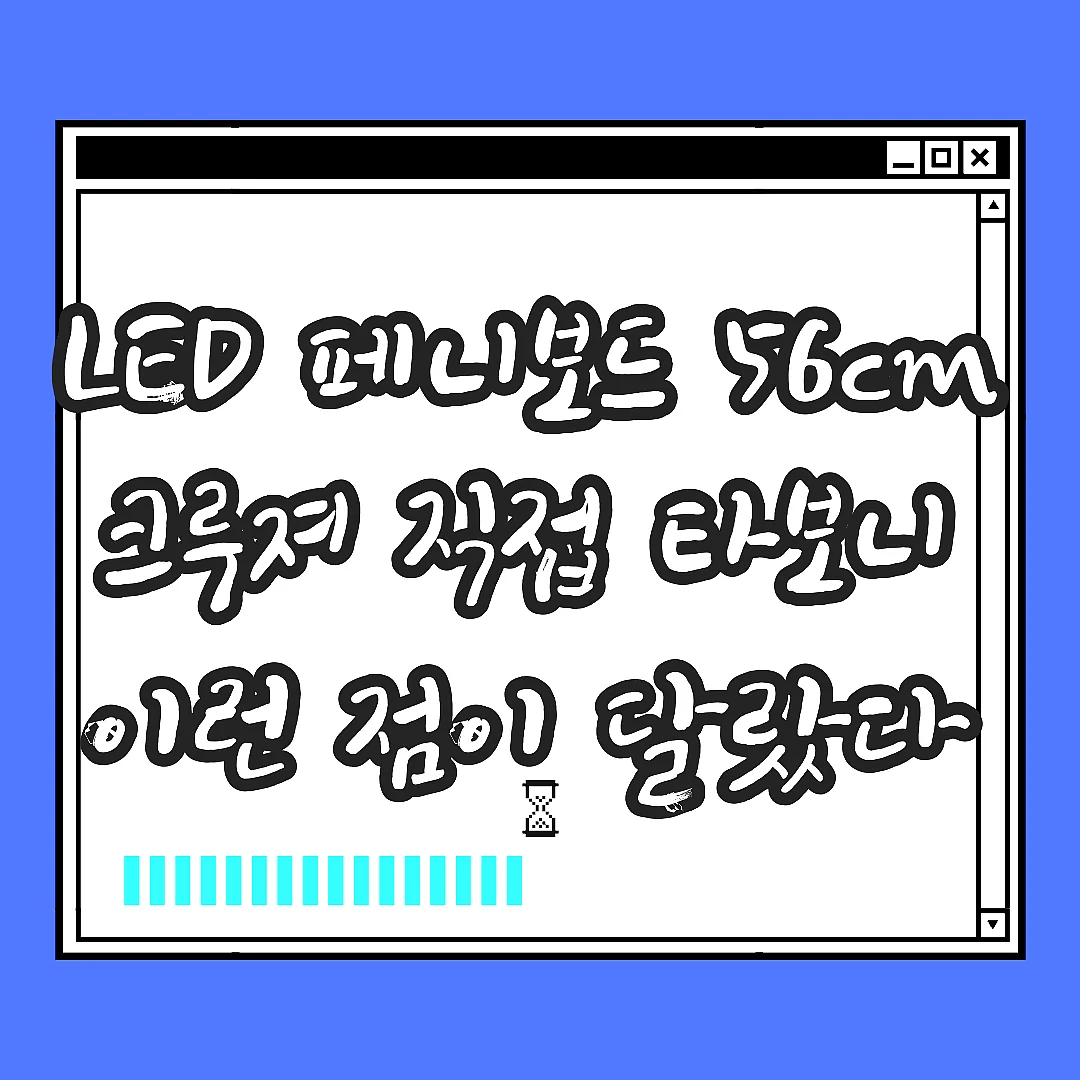 LED 페니보드 56cm 크루져 직접 타보니 이런 점이 달랐다 썸네일