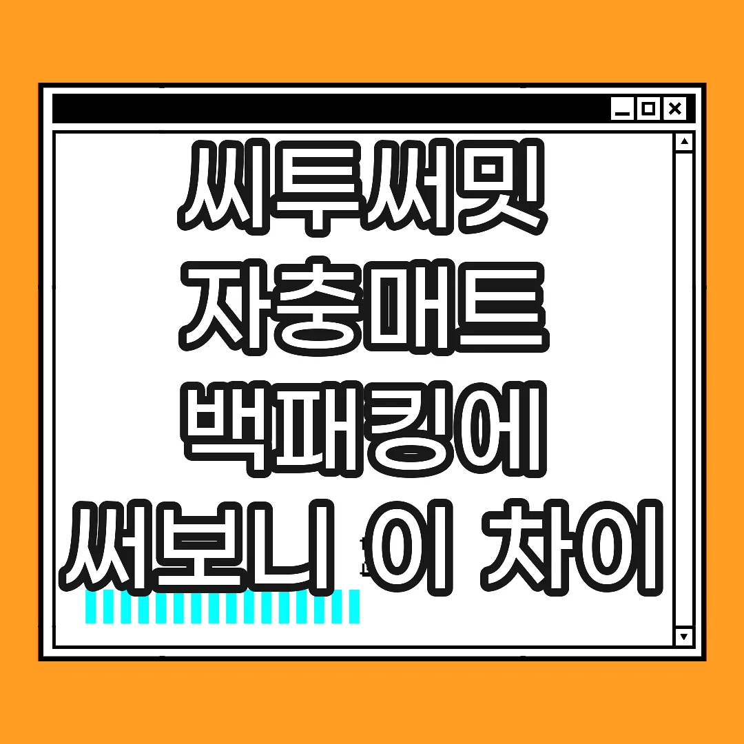 씨투써밋 자충매트 백패킹에 써보니 이 차이 실화 썸네일